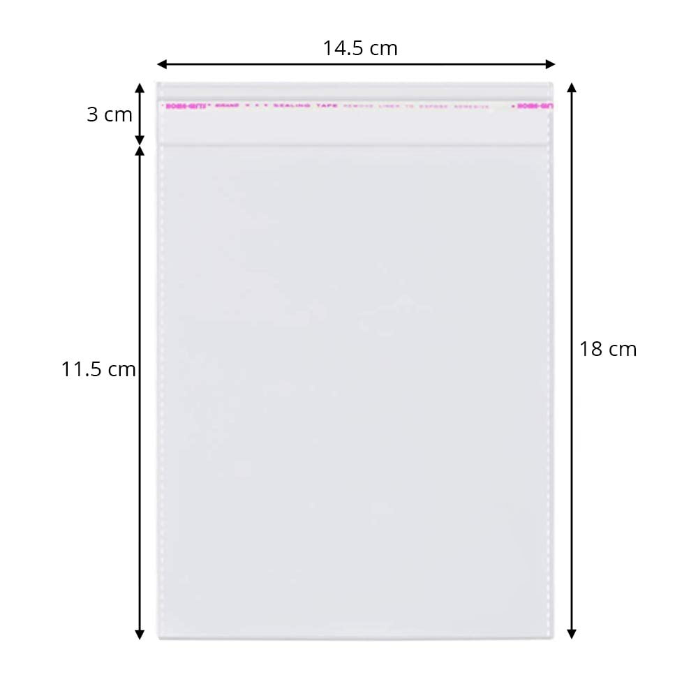 Pungi cu clapetă adezivă - lungimi între 2 și 40cm (set 1000 buc) - CraftUp