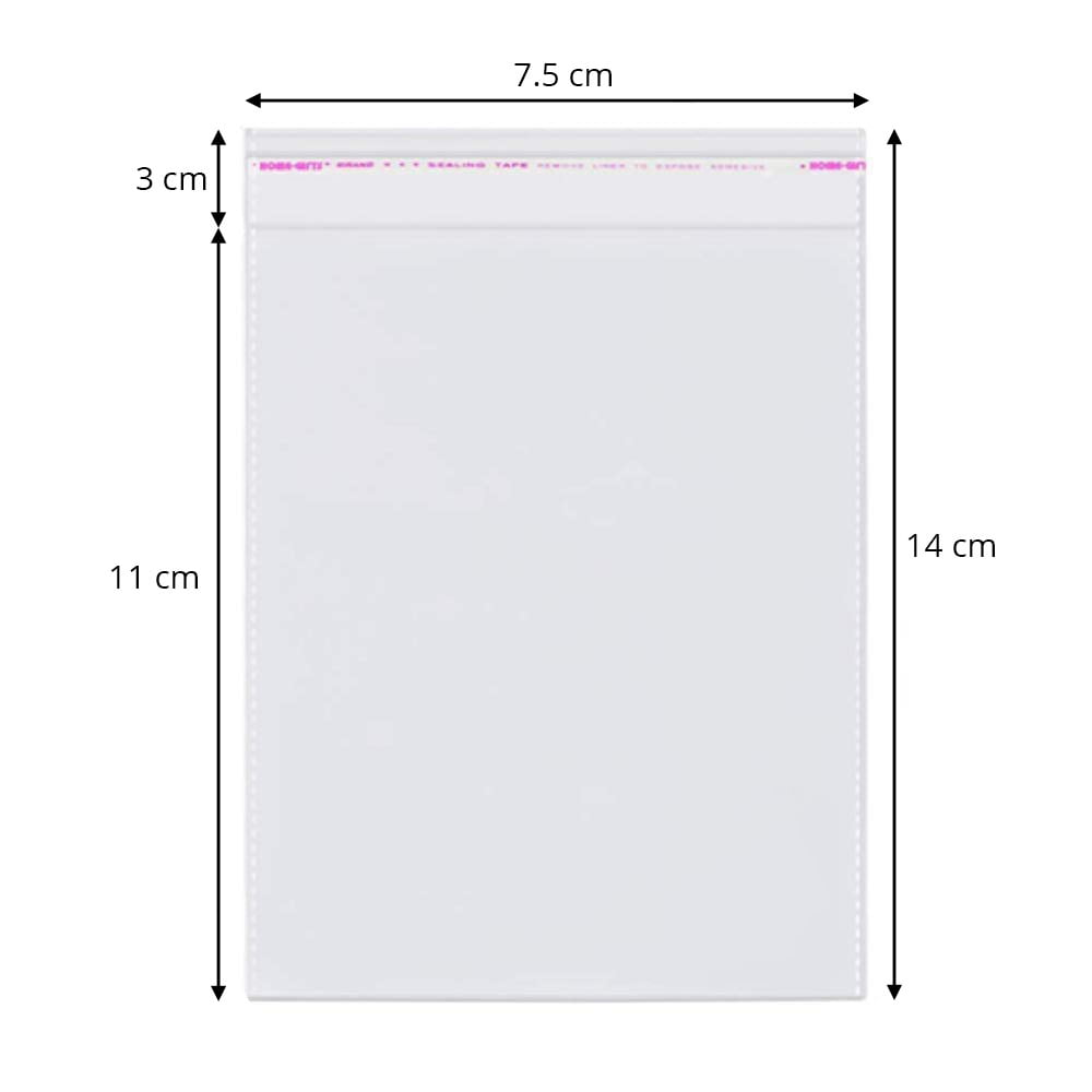 Pungi cu clapetă adezivă - lungimi între 2 și 40cm (set 1000 buc) - CraftUp