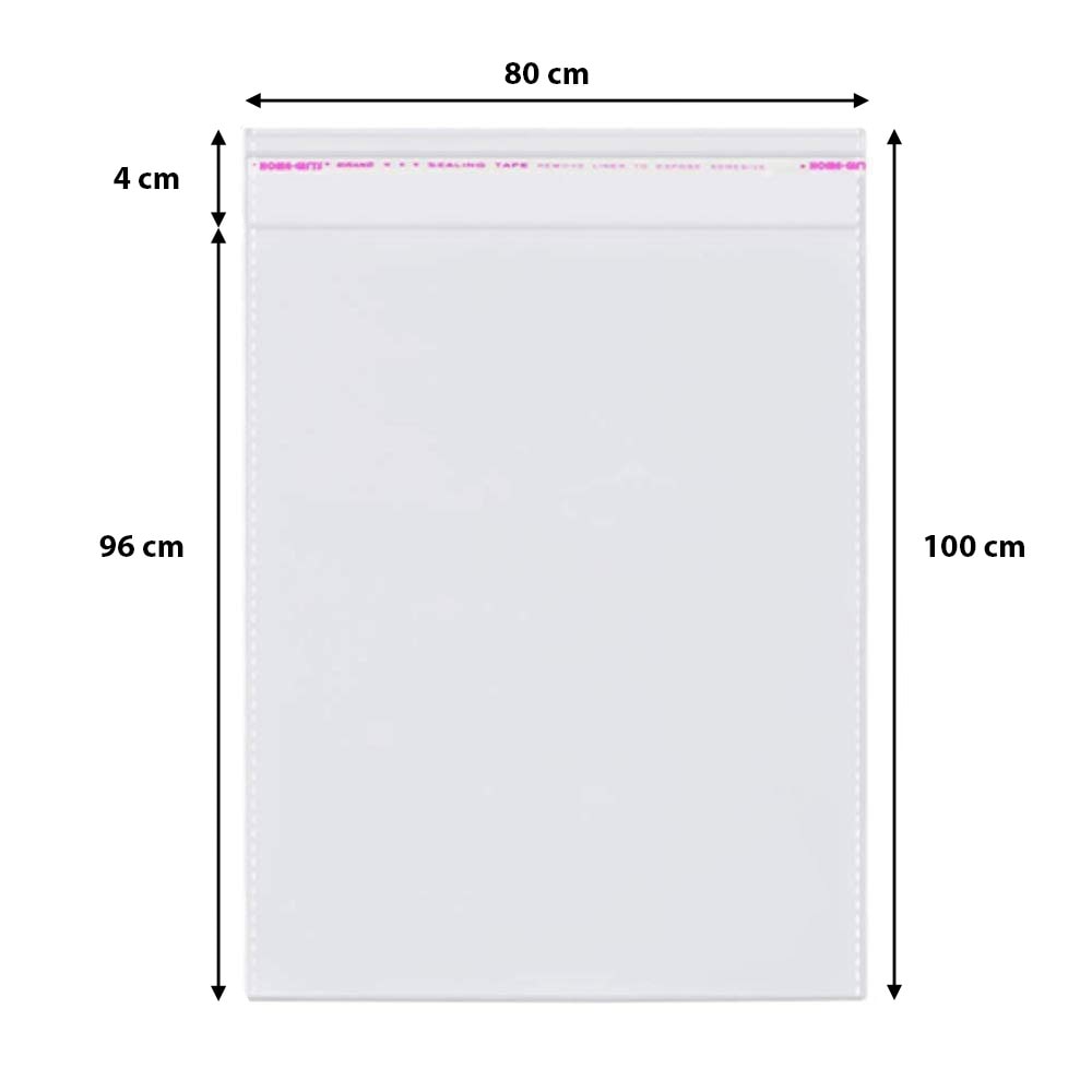 Pungi cu clapetă adezivă - lungimi între 45 și 100cm (set 100 buc) - CraftUp