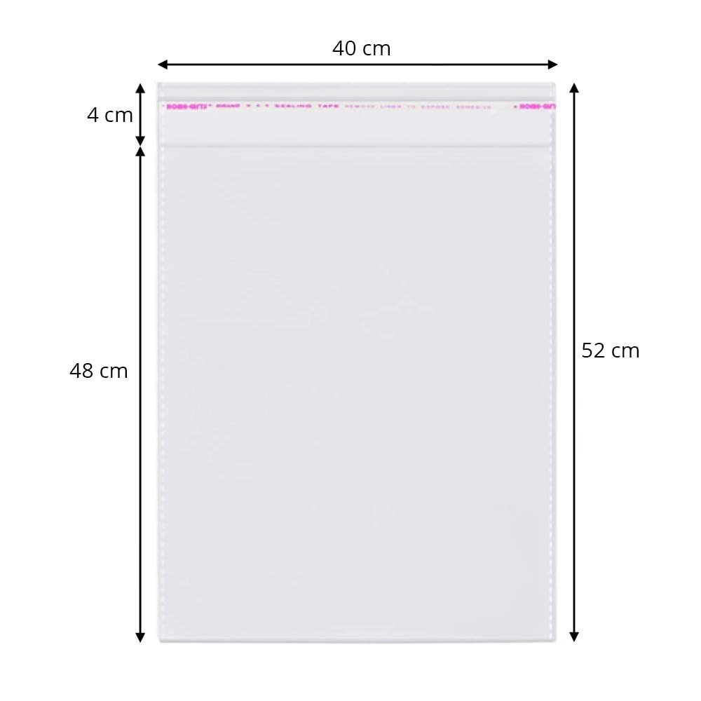 Pungi cu clapetă adezivă - lungimi între 45 și 100cm (set 100 buc) - CraftUp