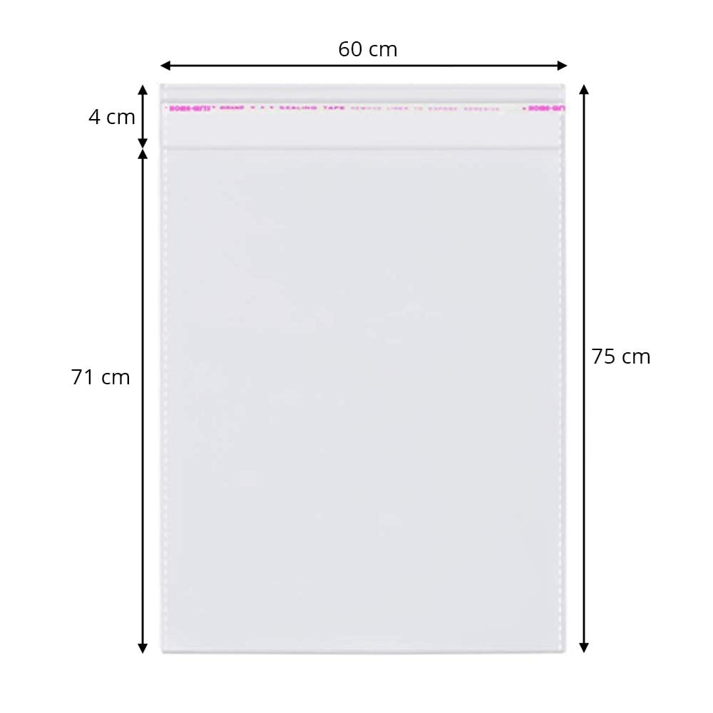 Pungi cu clapetă adezivă - lungimi între 45 și 100cm (set 100 buc) - CraftUp