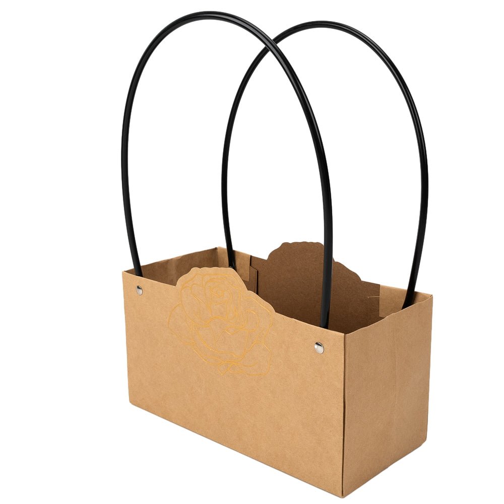 Pungi de cadou cu design trandafir (set 10 buc) - CraftUp