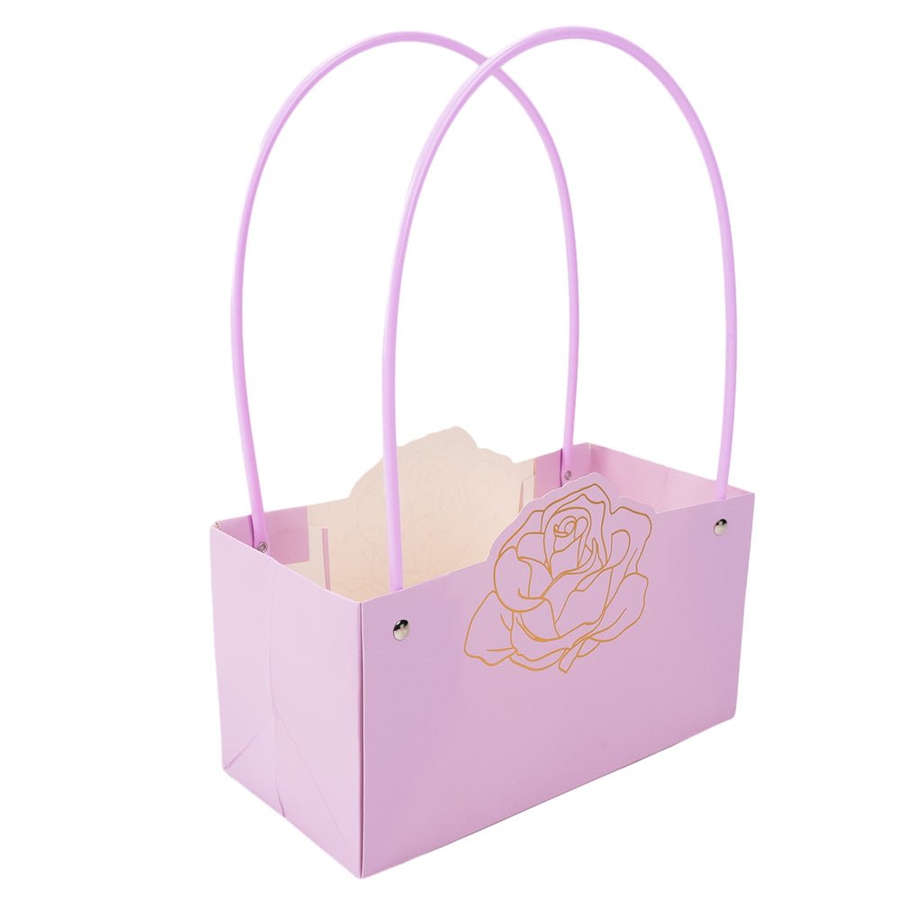 Pungi de cadou cu design trandafir (set 10 buc) - CraftUp