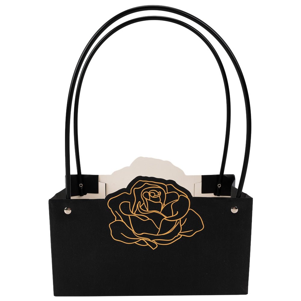 Pungi de cadou cu design trandafir (set 10 buc) - CraftUp