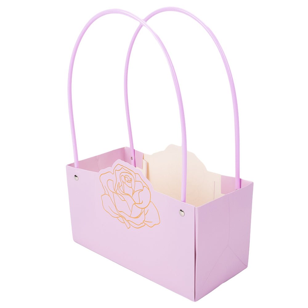 Pungi de cadou cu design trandafir (set 10 buc) - CraftUp