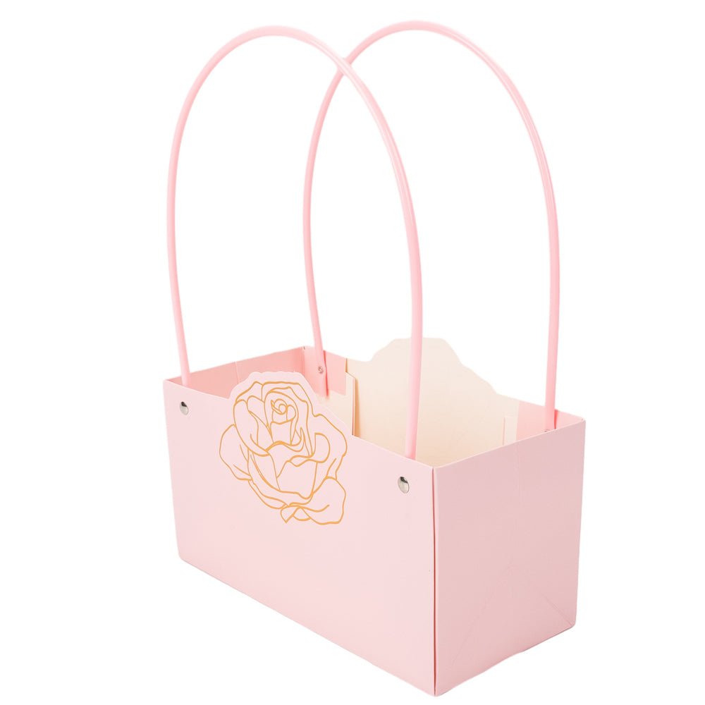 Pungi de cadou cu design trandafir (set 10 buc) - CraftUp