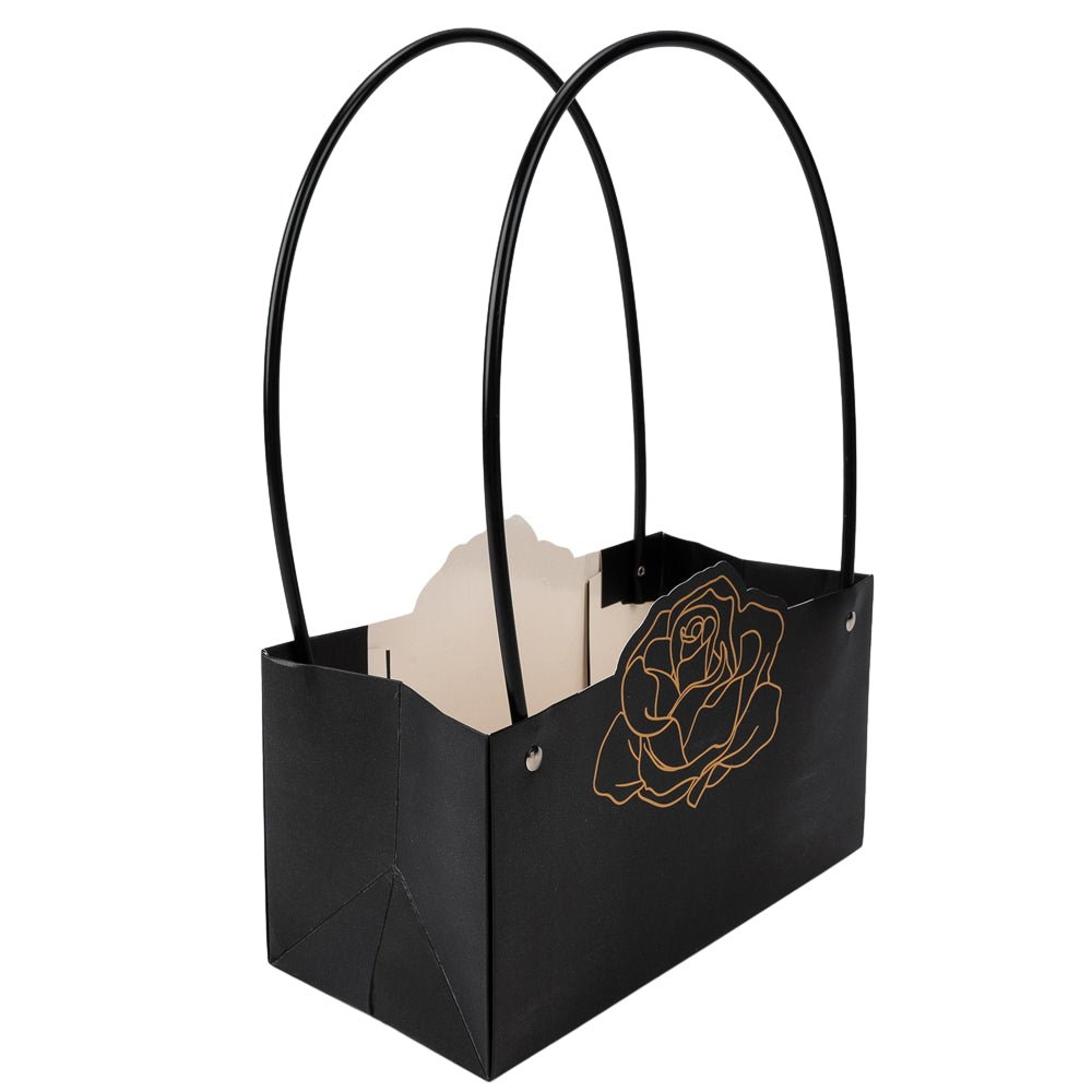 Pungi de cadou cu design trandafir (set 10 buc) - CraftUp