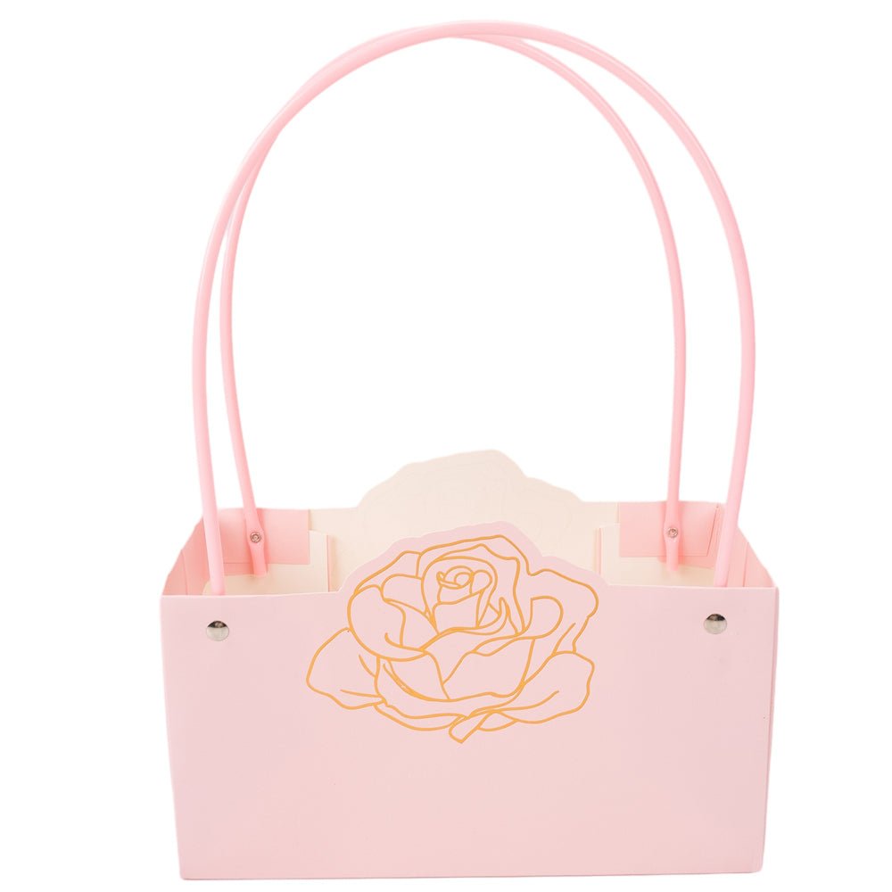 Pungi de cadou cu design trandafir (set 10 buc) - CraftUp