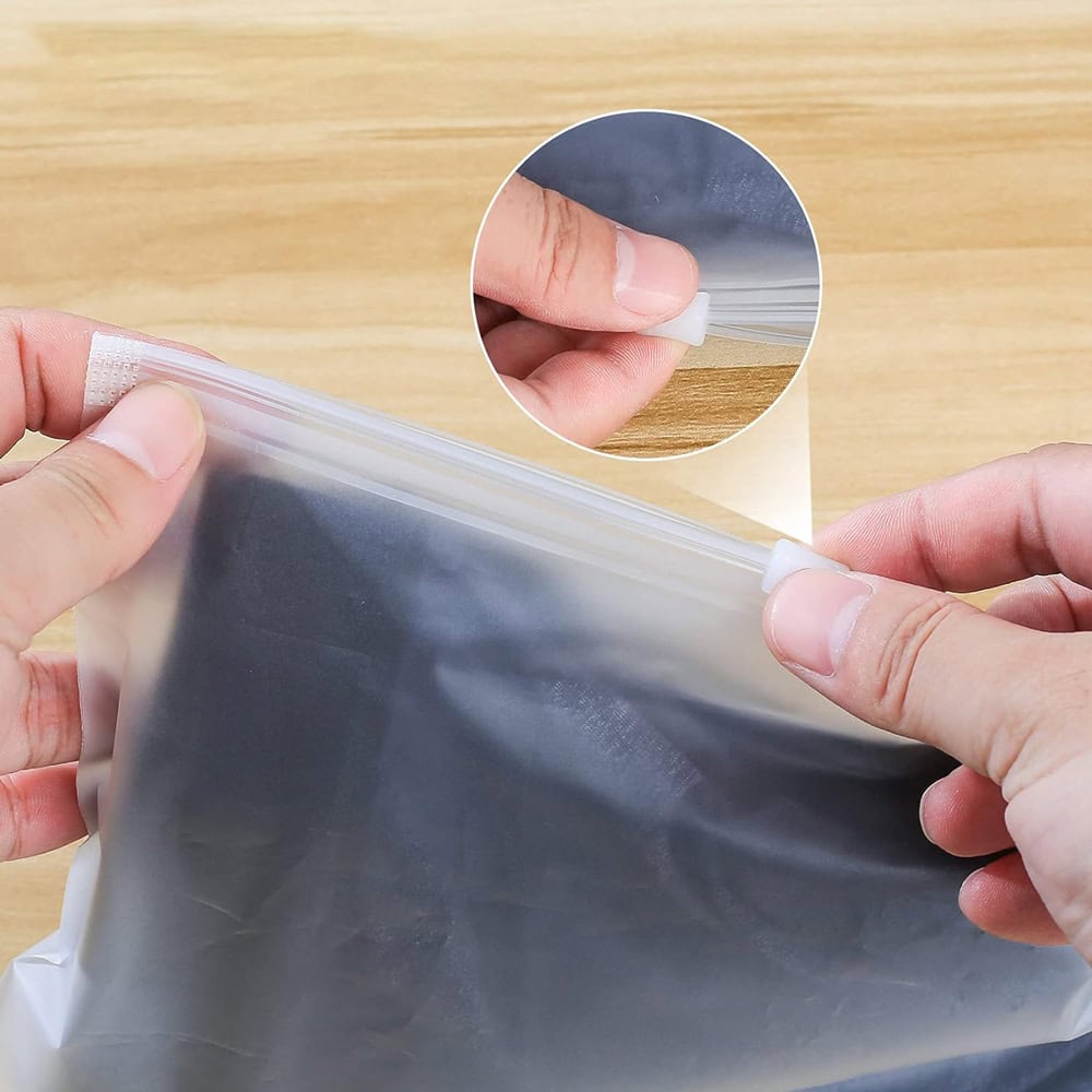 Pungi mate reutilizabile cu închidere tip cursor (set 50 buc) - CraftUp