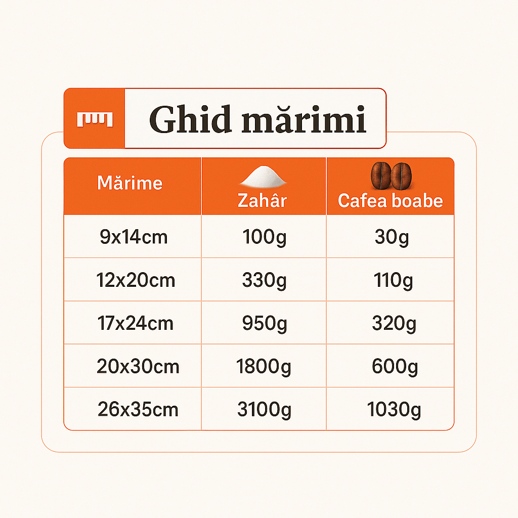 Pungi stand up reutilizabile cu fereastră și fermoar - kraft (set 100 buc) - CraftUp