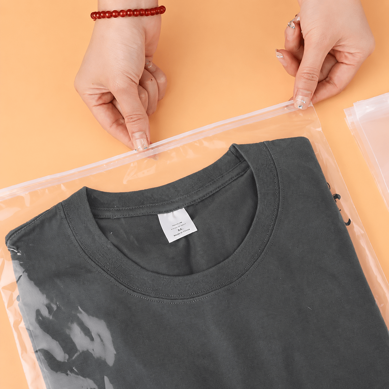 Pungi transparente reutilizabile cu închidere tip cursor (set 50 buc) - CraftUp