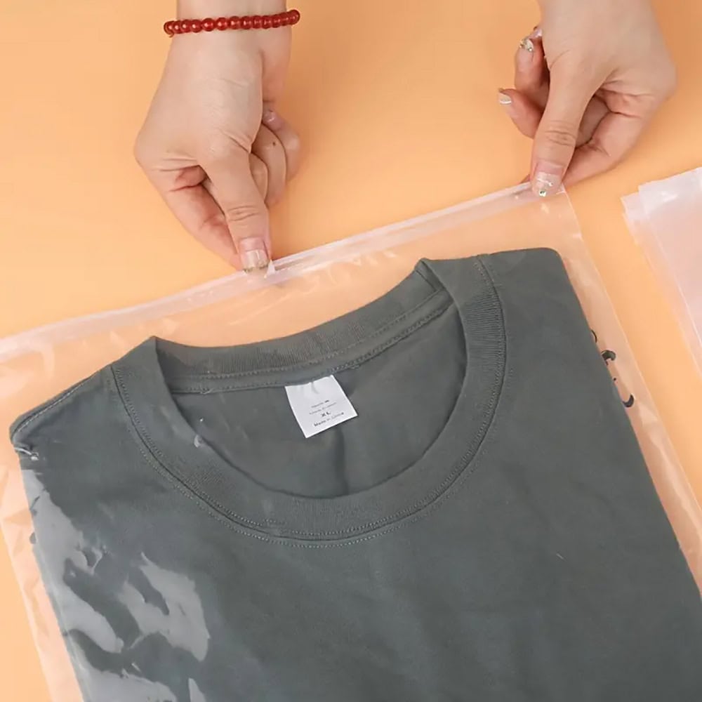 Pungi transparente reutilizabile cu închidere tip cursor (set 50 buc) - CraftUp