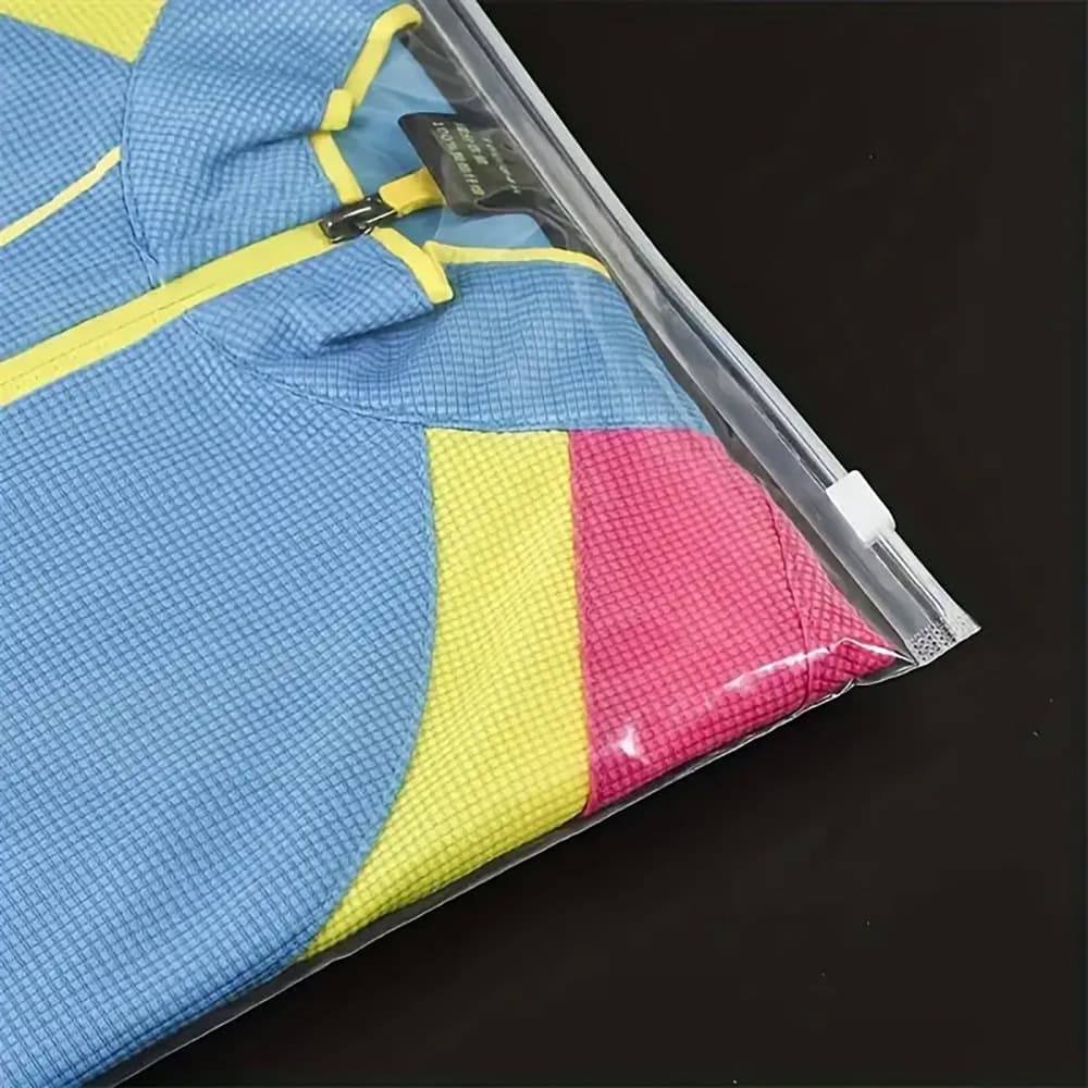 Pungi transparente reutilizabile cu închidere tip cursor (set 50 buc) - CraftUp