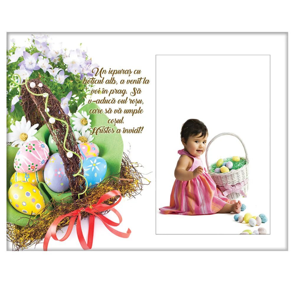 Ramă foto sticlă Paște - CraftUp