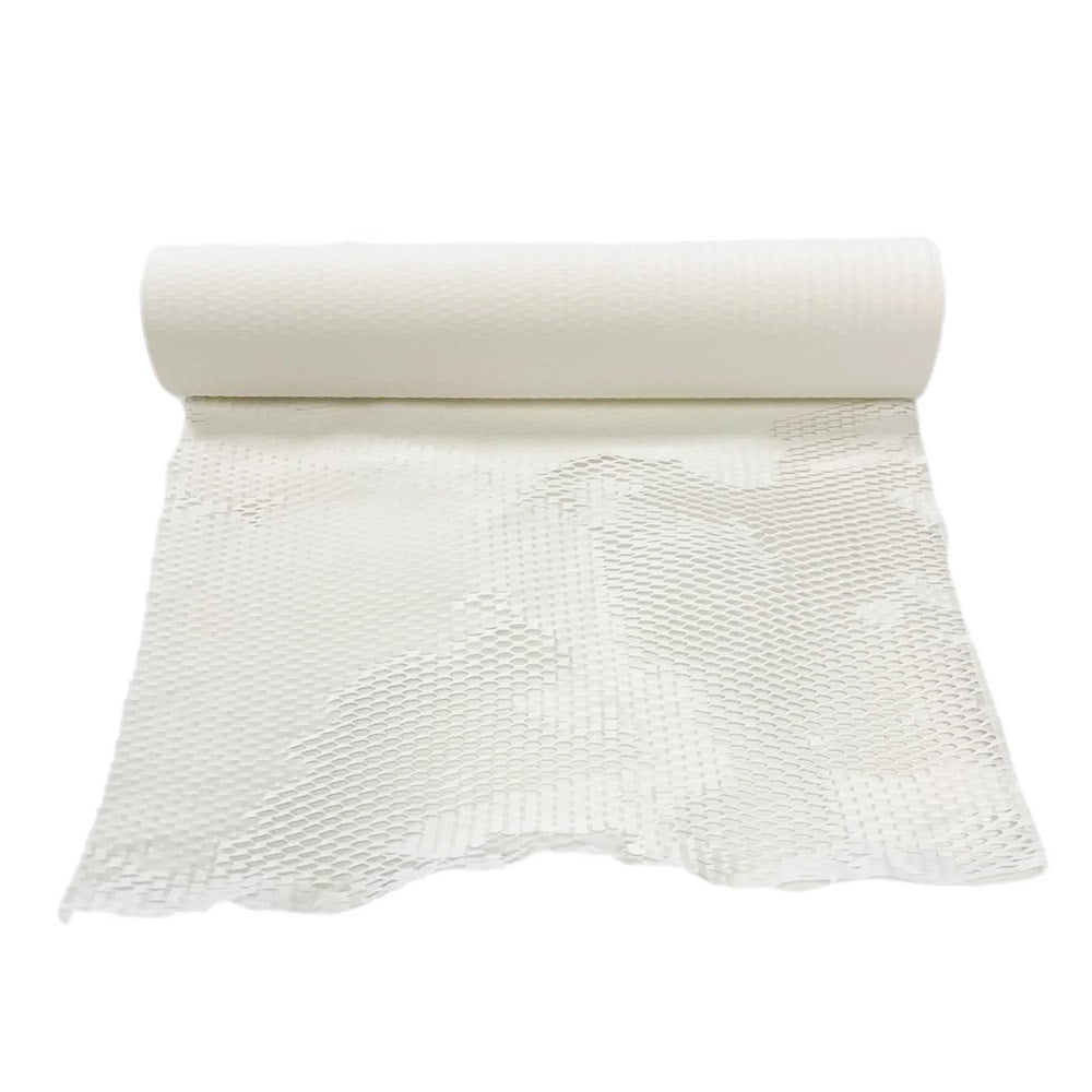 Rolă hârtie kraft fagure 50cm x 50m - alb - CraftUp