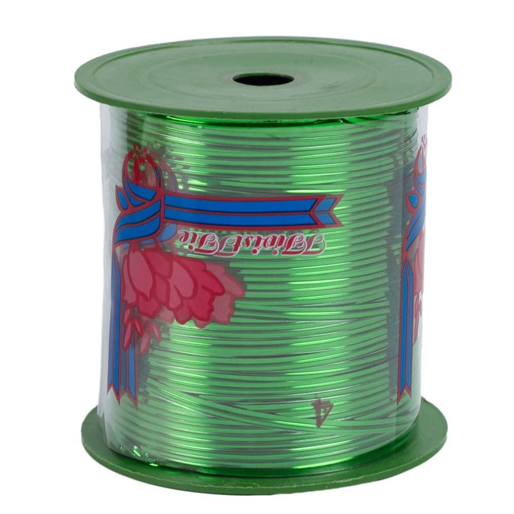 Rolă sfoară metalizată 275m - Verde - CraftUp