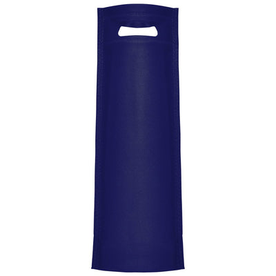 Sacoșă din textil pentru sticle - albastru
