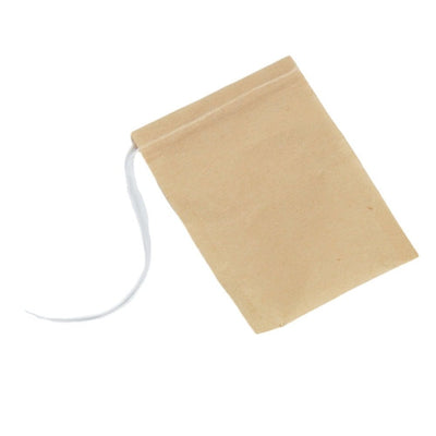 Săculeți hârtie mici cu sfoară - beige 5x7cm (set 100 buc)