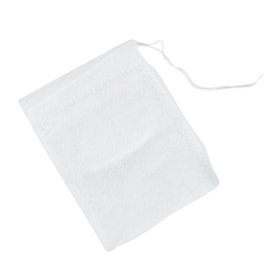 Săculeți non woven mici cu sfoară - alb 5.5x7cm (set 100 buc)