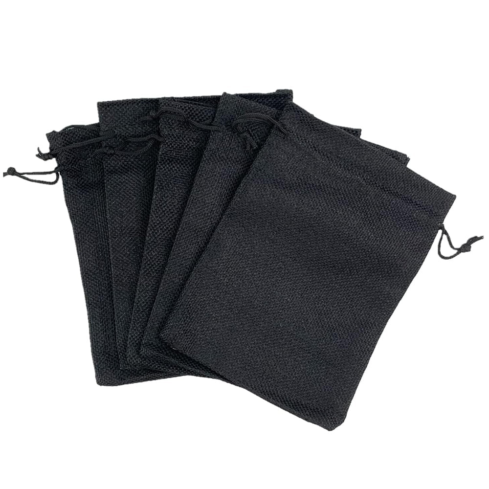Săculeți țesătură sac cu sfoară 9x12cm (set 50 buc) - CraftUp