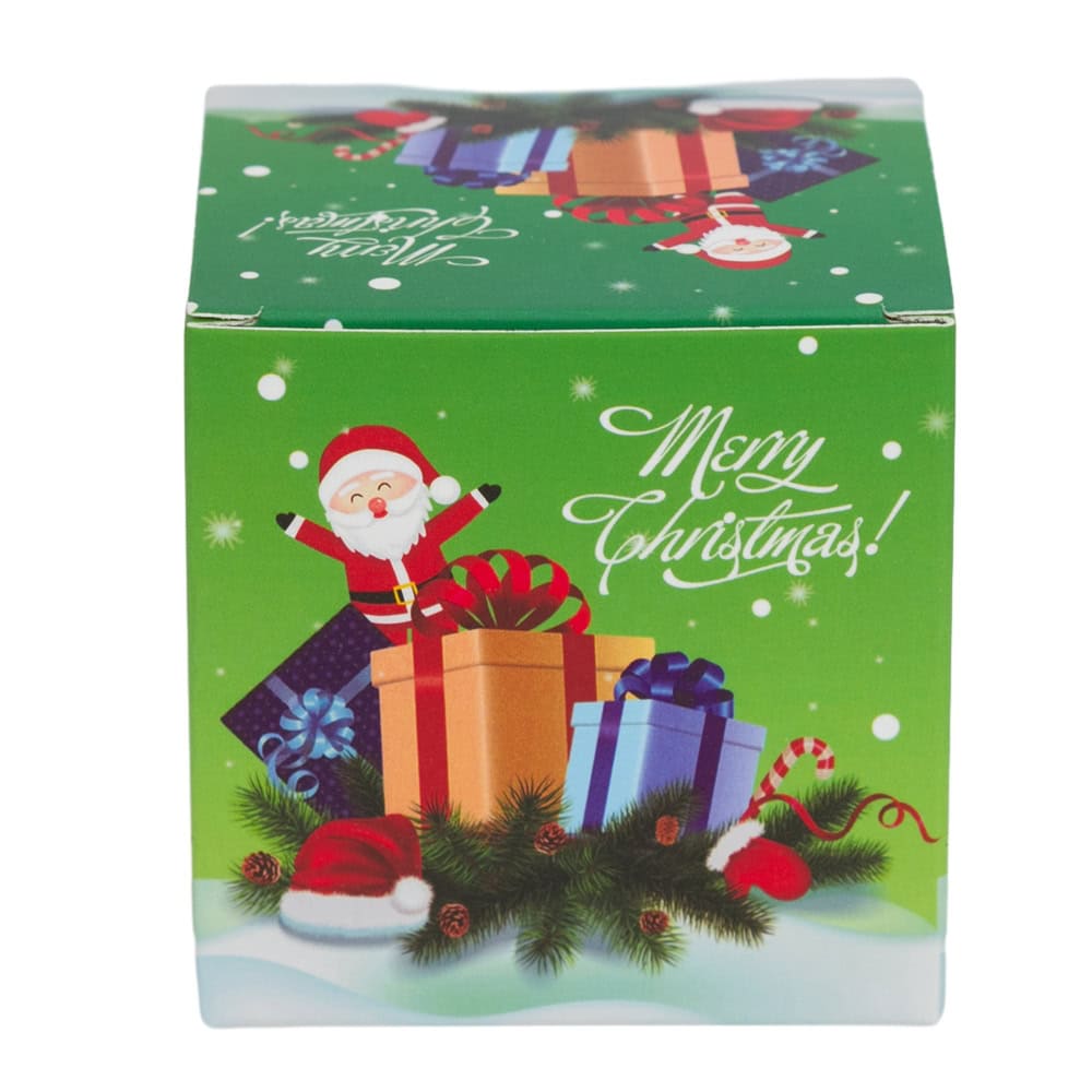 Set 24 cutii mici pătrate de Crăciun 6 modele diferite - multicolor - CraftUp