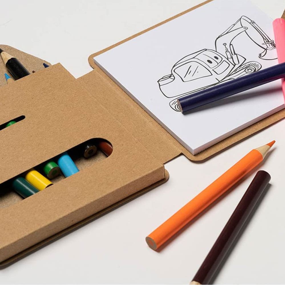 Set de colorat cu desene și creioane - CraftUp