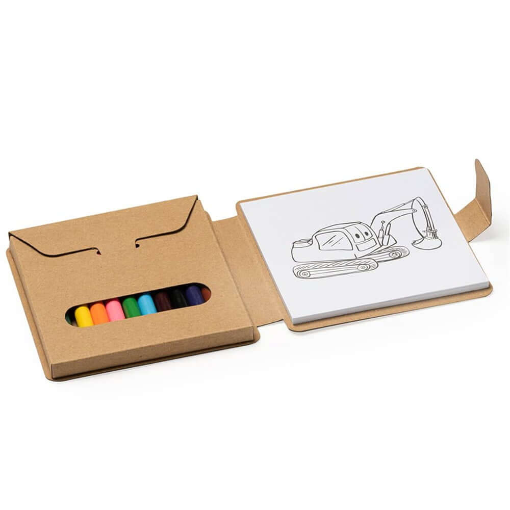 Set de colorat cu desene și creioane - CraftUp