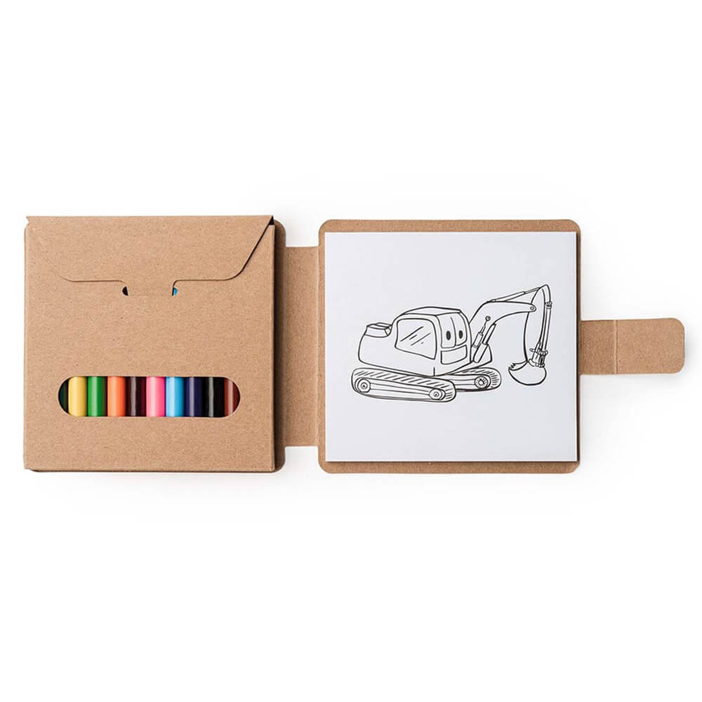 Set de colorat cu desene și creioane - CraftUp