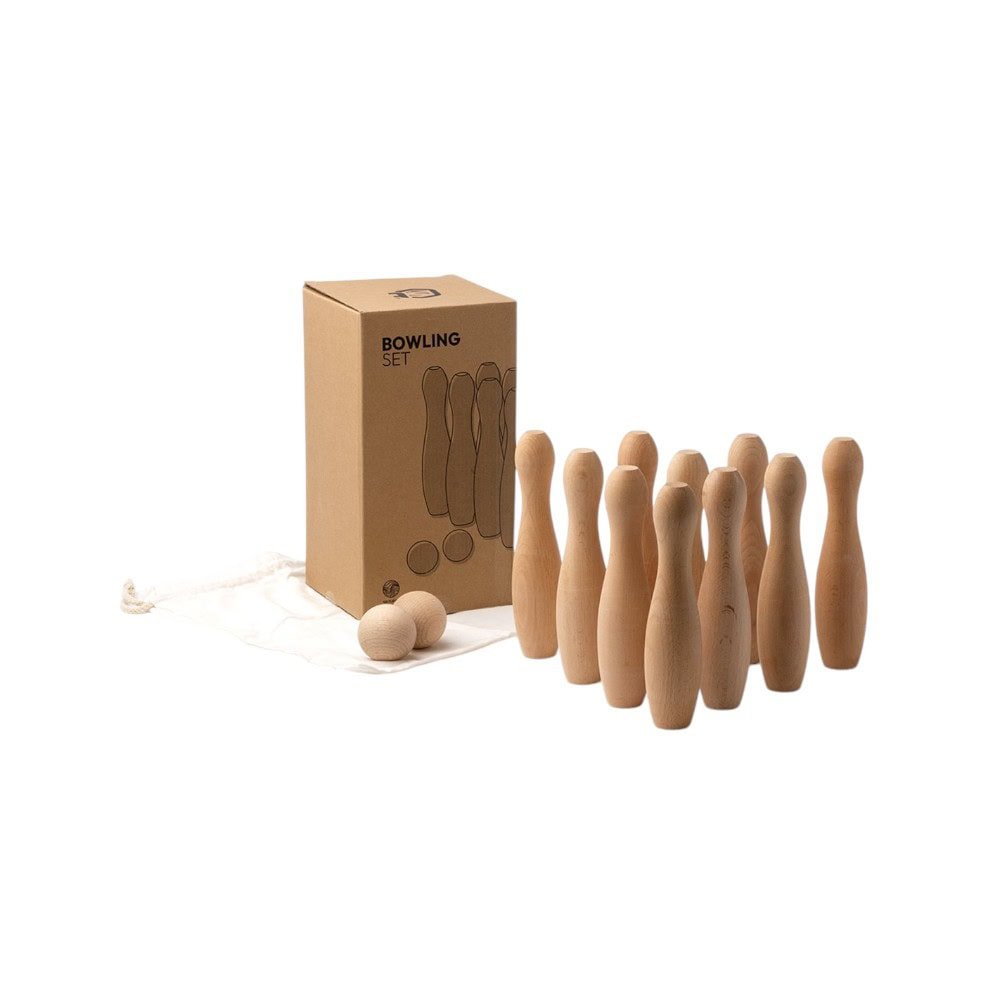 Set joc popice - bowling din lemn - CraftUp