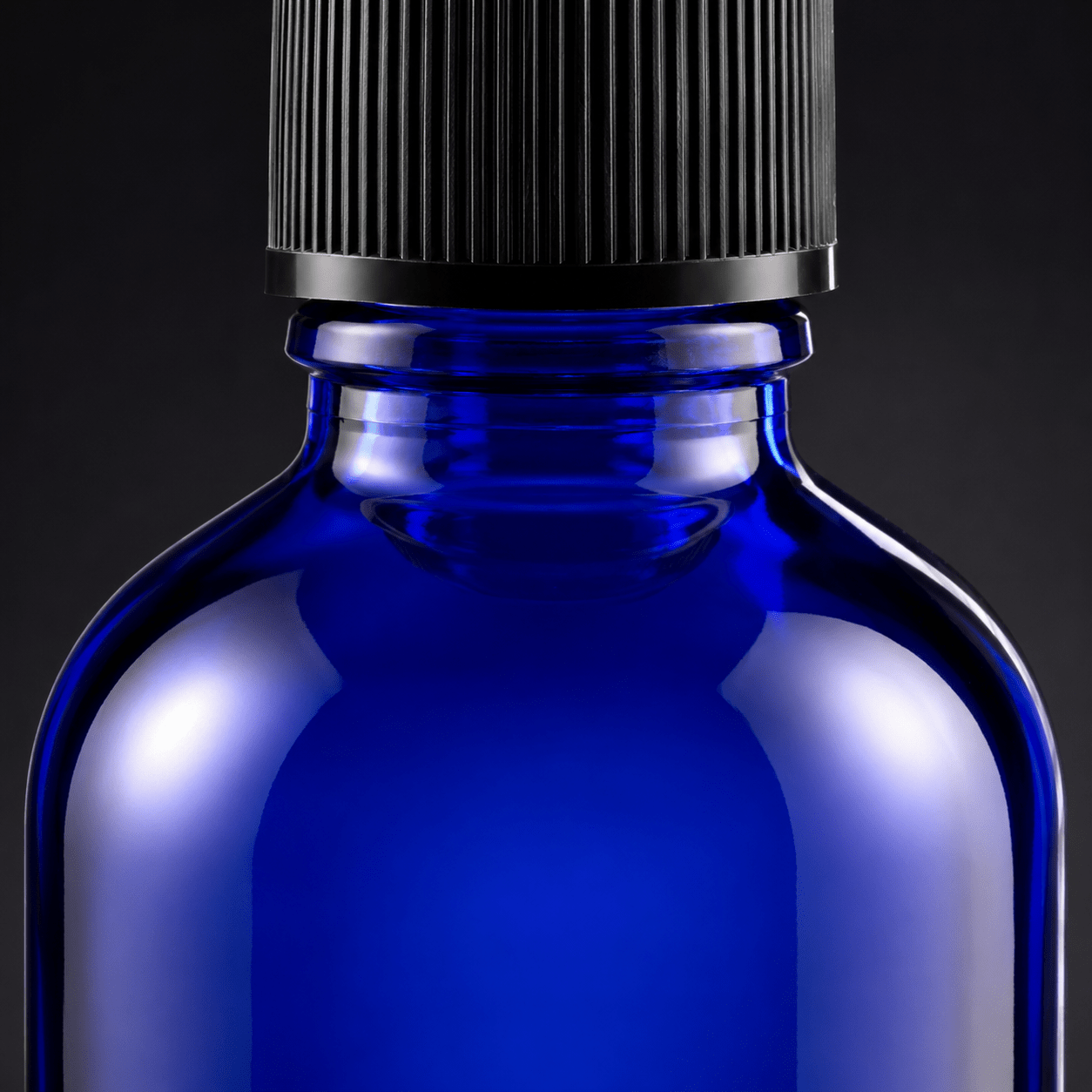 Sticluță albastră lucioasă reutilizabilă cu pipetă - 100ml - CraftUp