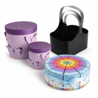 Cutii rotunde pentru flori și cadouri