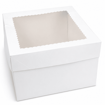 Cutii tort - carton alb și kraft