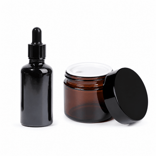 Sticluțe și recipiente pentru cosmetice handmade