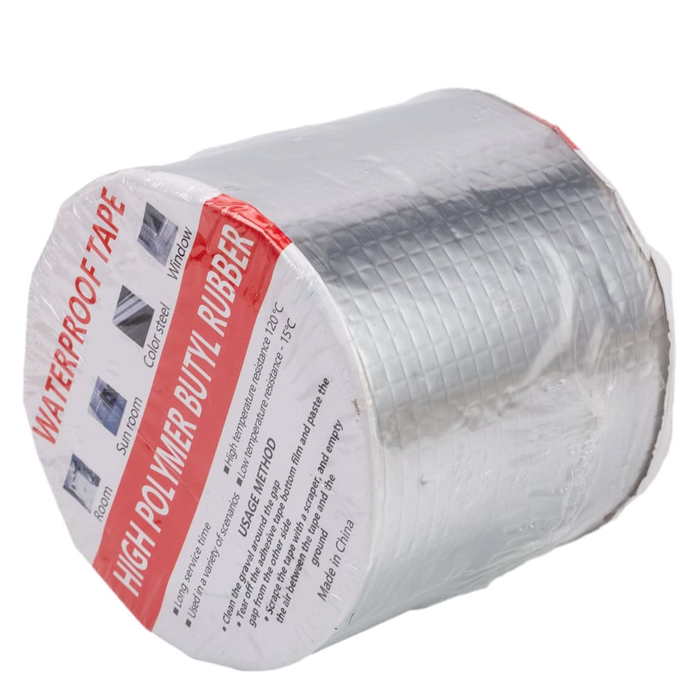 Bandă adeziv durabilă din aluminiu rezistentă la apă - 10cm x 5m 1 - craftup.ro