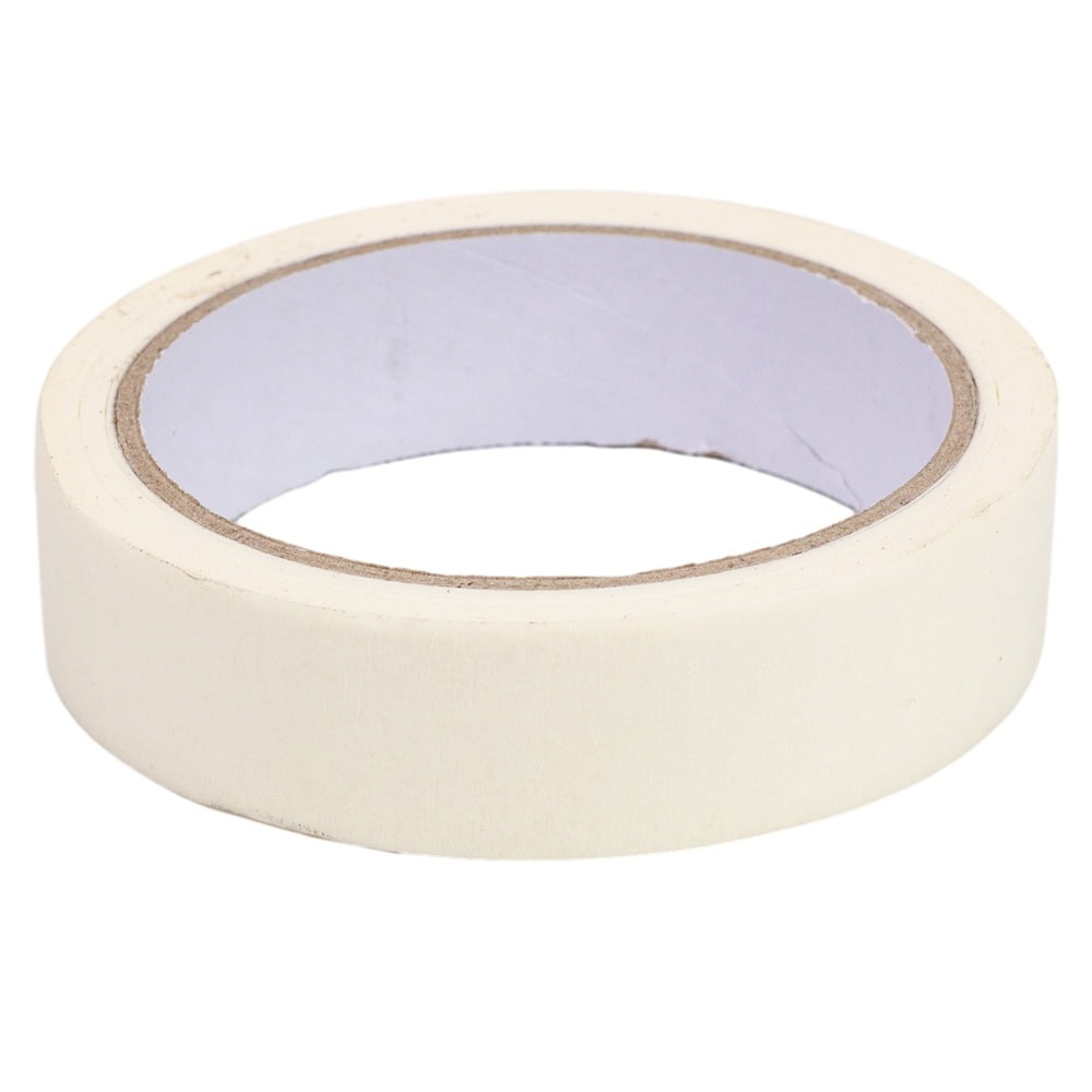 Bandă adezivă mascare - alb - 2.4cm x 20m 1 - craftup.ro