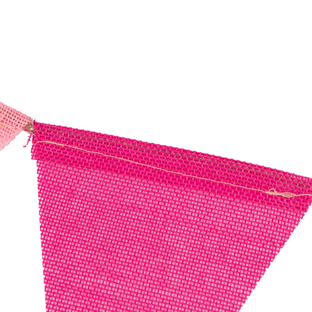 Banner triunghi textil cu sfoară - multicolor 4 craftup.ro