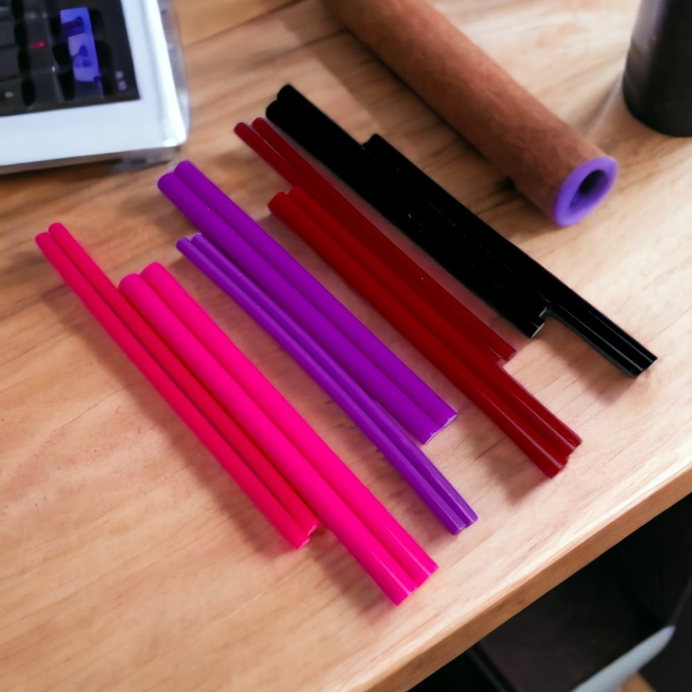 Batoane silicon colorate pentru pistol lipit (1kg) 4 - craftup.ro