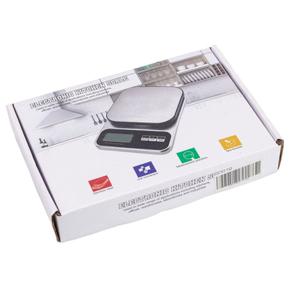 Cântar digital de bucătărie 10kg - argintiu 4 - craftup.ro