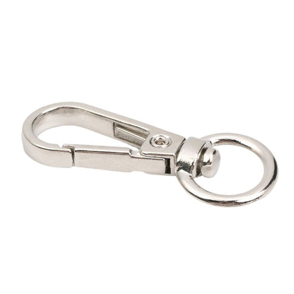 Carabină breloc cu cap rotativ - model 2 argintiu (set 100 buc) 2 - craftup.ro
