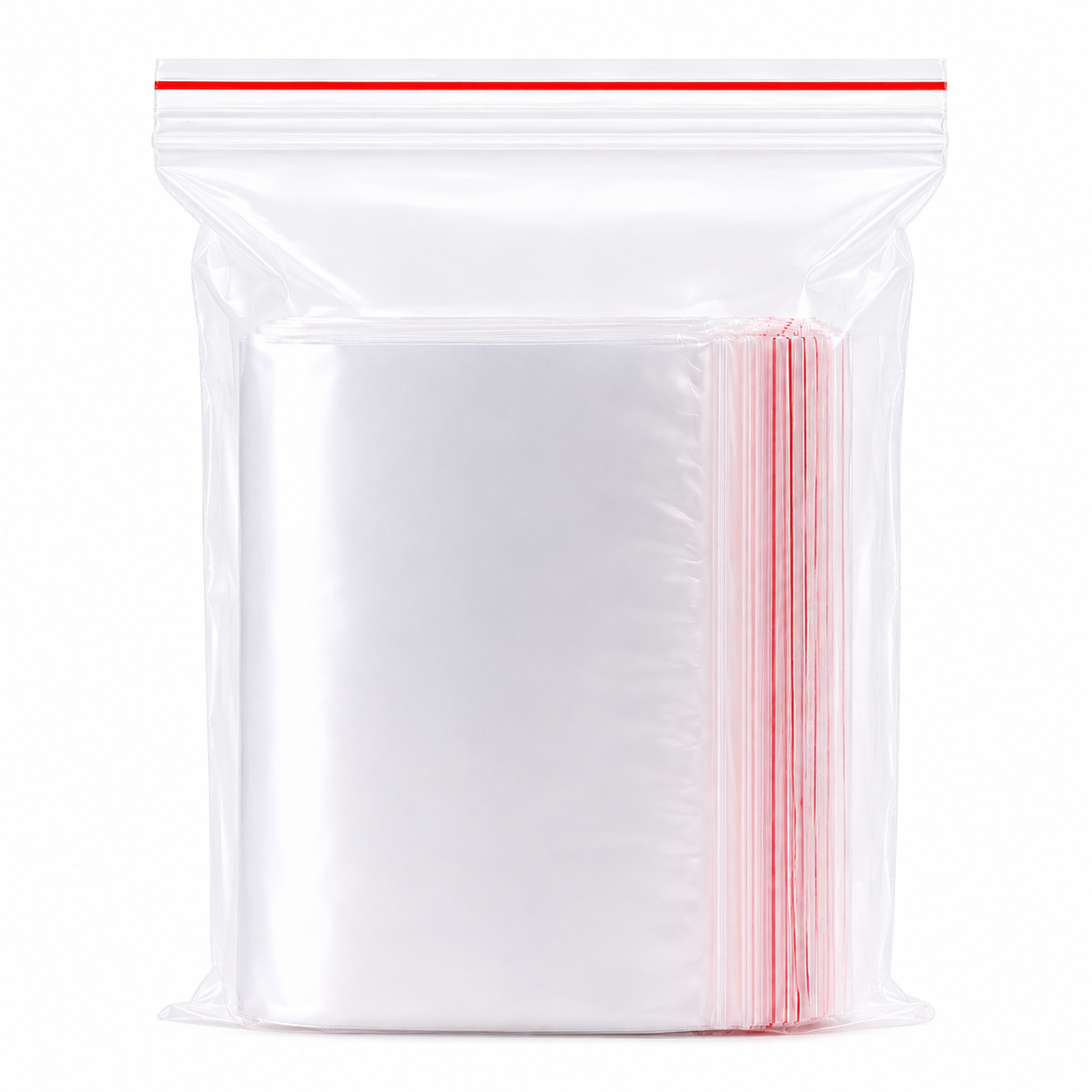 Teanc de pungi ziplock transparente din setul de 500 de bucăți