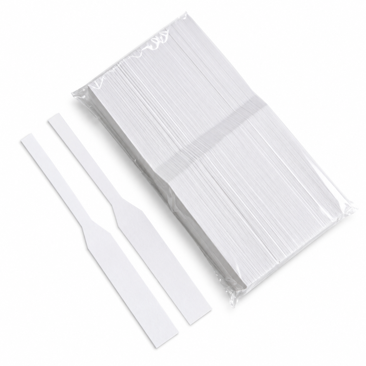 Benzi test parfum din hârtie - alb (set 100 buc)