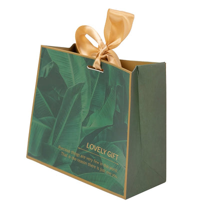 Cutie cu fundă satinată și mesaj Save the date - verde (set 50 buc) 4 - craftup.ro