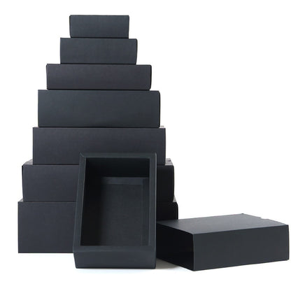 Cutie din hârtie cu sertar - negru 3 - craftup.ro