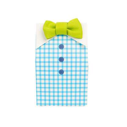 Cutie mică cu papion - albastru (set 50 buc) 1 - craftup.ro
