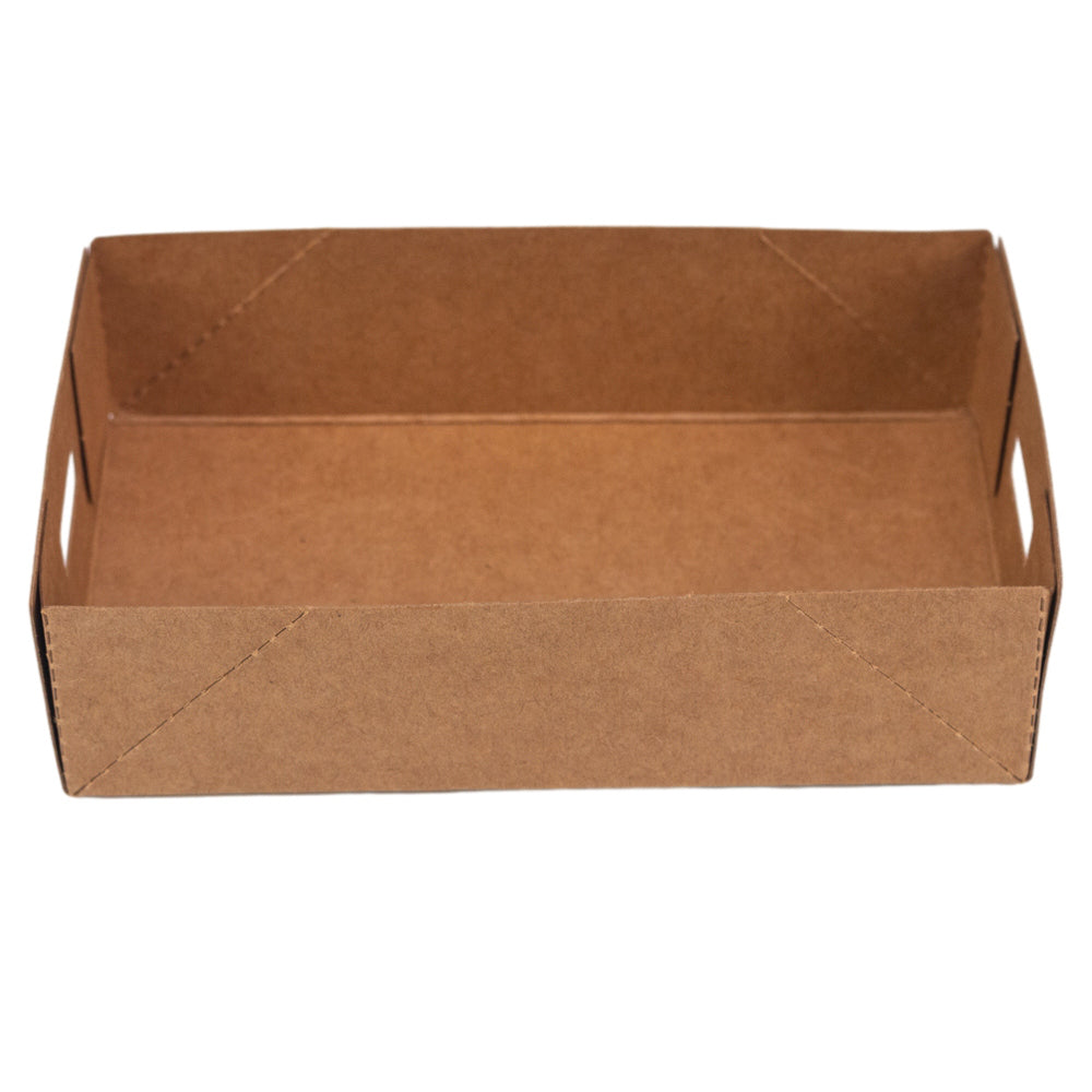 Cutie tavă cu mânere – kraft (set 50 buc) – 12.5×7.5×3.5cm 3 - craftup.ro