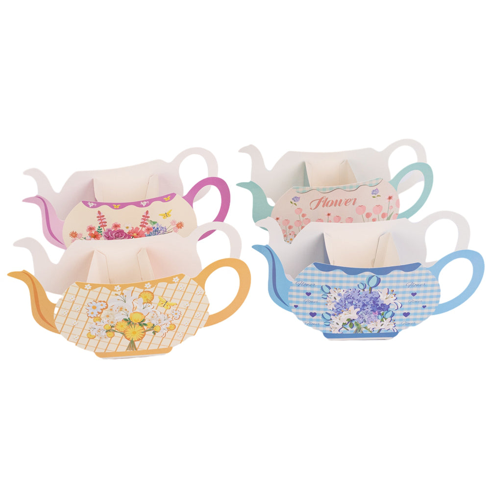Cutie model ceainic - mix 4 modele (set 12 buc) - 25x12x8cm