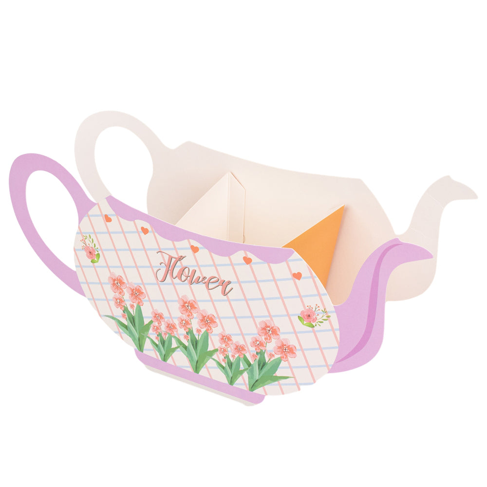 Cutie model ceainic - mix 4 modele (set 12 buc) - 25x12x8cm
