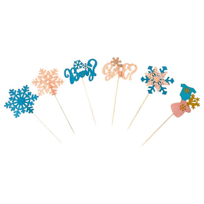 Decorațiuni tort petrecere copii (set 12 buc)
