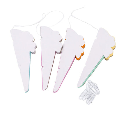 Decorațiuni hârtie pentru petreceri model înghețată (set 4 buc) - 10x17cm - 3 - craftup.ro