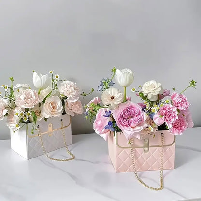 Gentuță model romburi cu lănțișor auriu (set 10 buc) 12 - craftup.ro